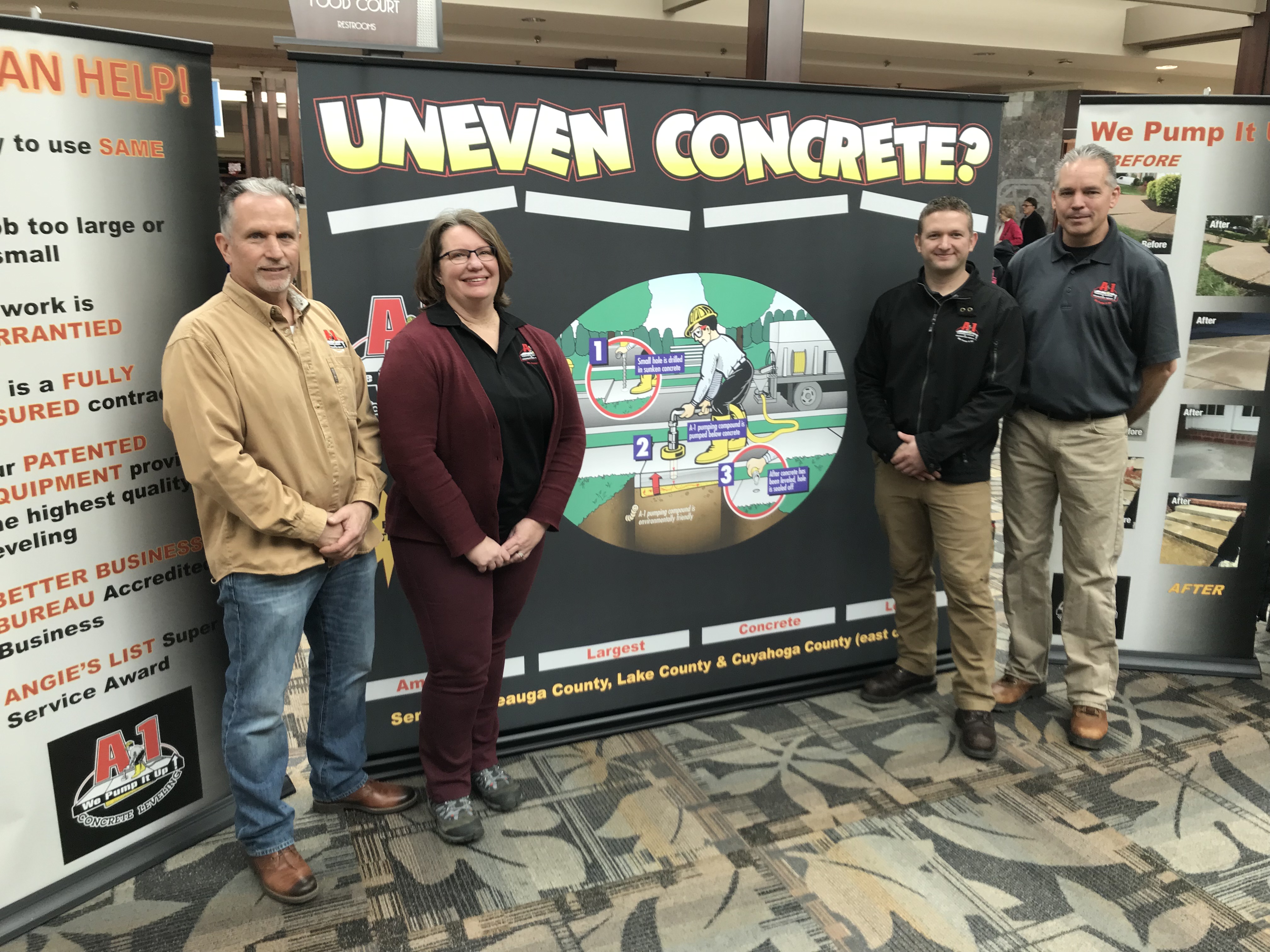The A-1 Concrete Leveling - East Team
