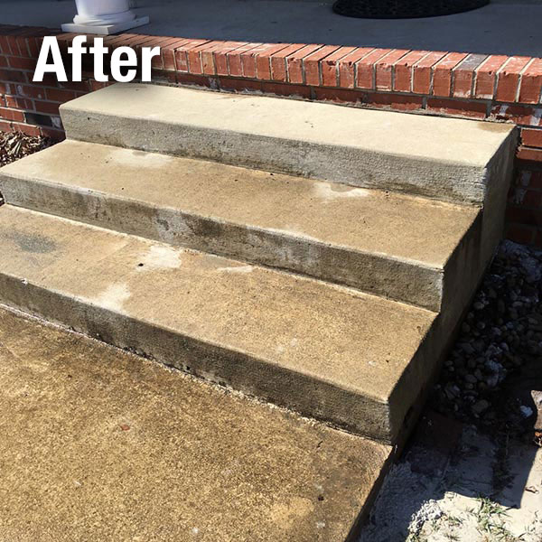 Cleveland – East​ Concrete Steps Leveling - After